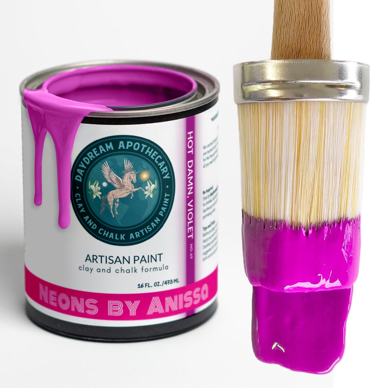 Neon Purple  - Chalk Paint and Clay Paint Hot Damn Violet