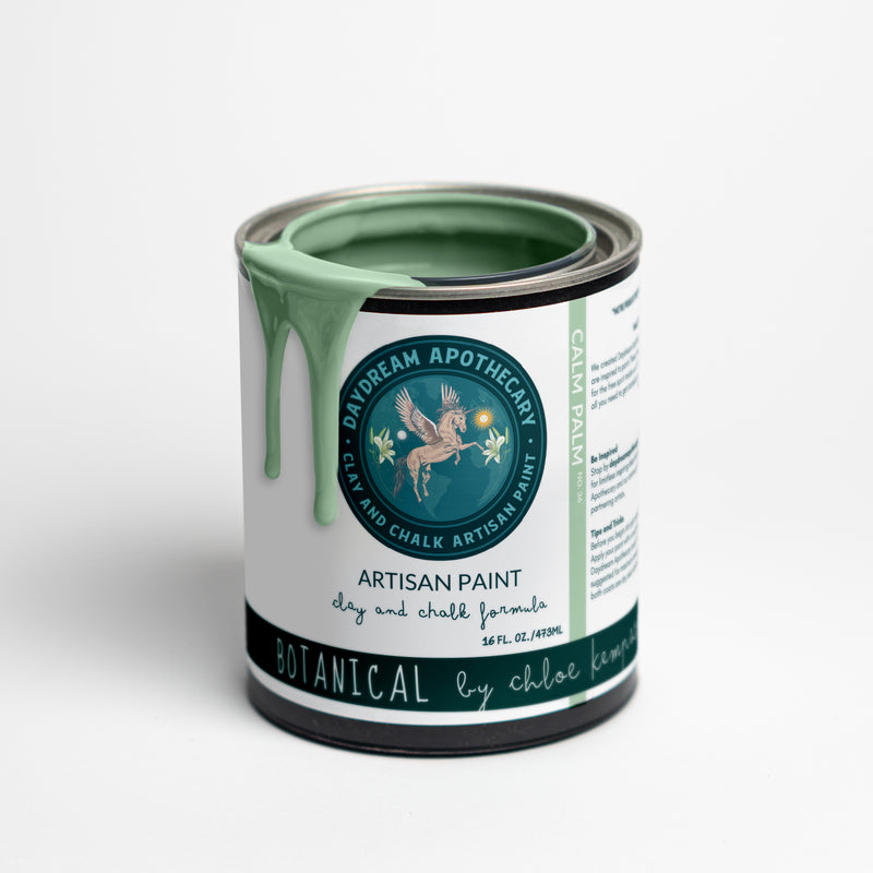 Botanical - An Earthy Mint Green Calm Palm Clay and Chalk Paint