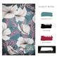 message
alt text for this picture 

avatar
Elegant floral pattern featuring large white hibiscus flowers with soft shading, pink and purple leaves, and small dark purple buds on a dark blue background. with coordinating paint colors 