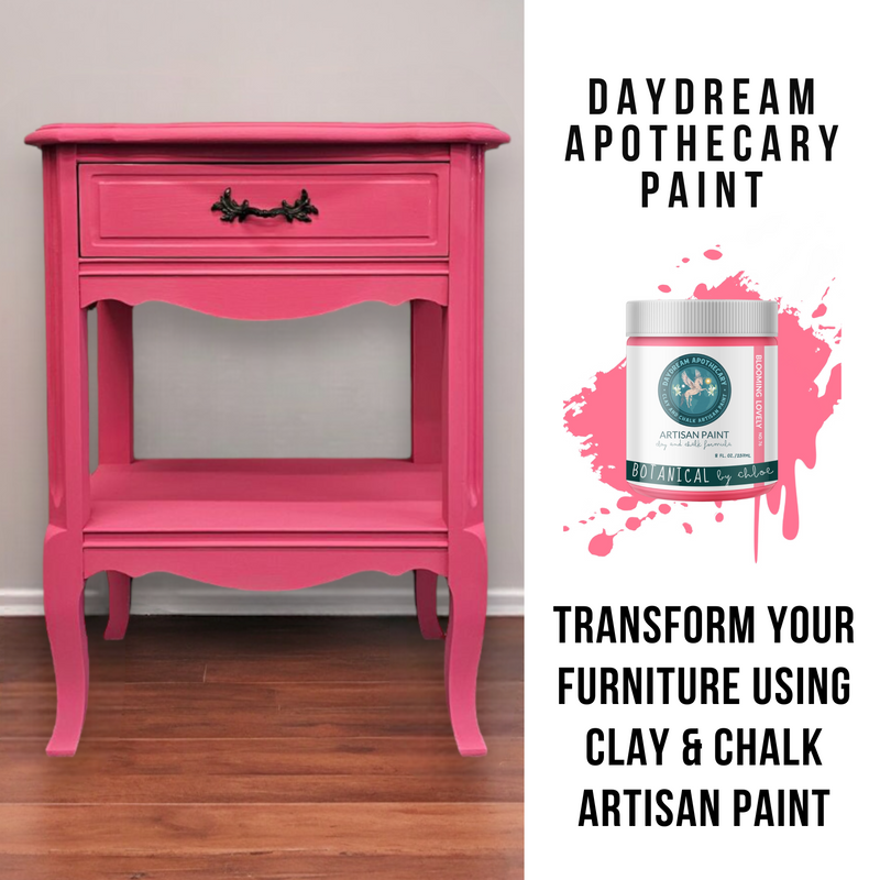 Bright Pink Chalk Paint and Clay Paint  Blooming Lovely