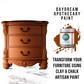Burnt Orange,Brown Orange , Copper Brown  Clay and Chalk Paint Cara Cara