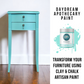 Coastal -Aqua Tiffany Blue  Saltwater Clay  and Chalk Paint