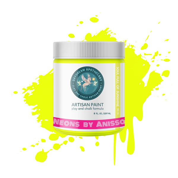 Neon Yellow Chalk Paint and Clay Paint  - Soul Full Of Sunshine