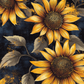 Decoupage Tissue Paper Sunflower Garden Set
